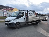 Volkswagenem wbił się w iveco