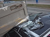Volkswagenem wbił się w iveco
