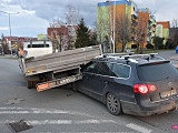 Volkswagenem wbił się w iveco