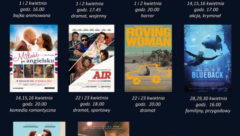 Kino Zbyszek w kwietniu