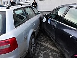 Zderzenie trzech aut na Diorowskiej w Dzierżoniowie