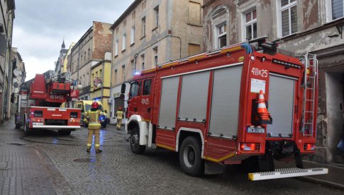 Służby ratunkowe na Krasickiego w Dzierżoniowie