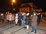 Manifestacja w obronie Jana Pawła II w Dzierżoniowie