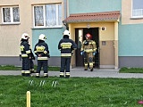Służby ratunkowe na ul. Ogrodowej w Pieszycach