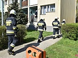 Służby ratunkowe na ul. Ogrodowej w Pieszycach