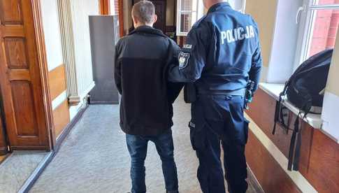 Niemczańscy policjanci ustalili sprawcę wybicia szyby w lokalu handlowym