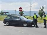 Zderzenie audi z fordem na drodze Dzierżoniów - Bielawa