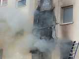 Pożar mieszkania na osiedlu Błękitnym! Trwa akcja straży pożarnej