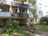 Pożar mieszkania na osiedlu Błękitnym! Trwa akcja straży pożarnej