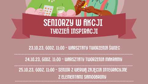 Pieszyce: „Seniorzy w akcji - Tydzień Inspiracji