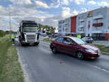 Scania najechała na hondę w Dzierżoniowie