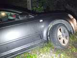 Audi wypadło z drogi w Piławie Dolnej