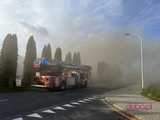 Pożar od fotowoltaiki w Bielawie