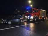 Zderzenie dwóch samochodów na obwodnicy Dzierżoniowa