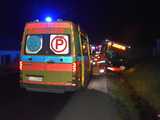 Autobus wypadł z drogi Niemcza - Dzierżoniów