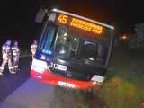 Autobus wypadł z drogi Niemcza - Dzierżoniów