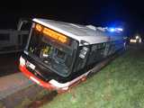 Autobus wypadł z drogi Niemcza - Dzierżoniów