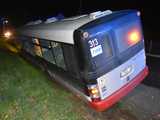 Autobus wypadł z drogi Niemcza - Dzierżoniów