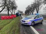 Wypadek śmiertelny na drodze Łagiewniki - Radzików