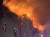 Ogromny pożar w Bielawie