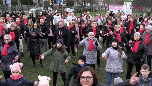 One billion rising odtańczony na Alei Bajkowych Gwiazd w Dzierżoniowie