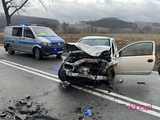 Poważny wypadek na drodze Piława Górna - Kluczowa