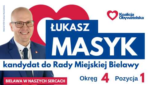 ŁUKASZ MASYK - Kandyduję do Rady Miejskiej Bielawy