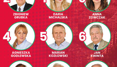 Kandydaci do Rady Powiatu Dzierżoniowskiego - KKW Lewica Okręg nr1