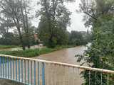 Piława Dolna pod wodą