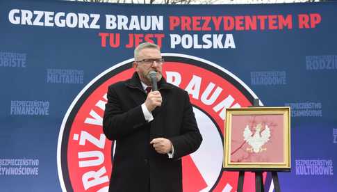 Grzegorz Braun w Dzierżoniowie