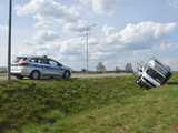 Samochód dostawczy wypadł wypadł z obwodnicy Dzierżoniowa