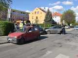 Zderzenie trzech samochodów w Bielawie