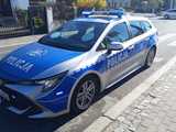 Zderzenie forda z audi w Dzierżoniowie