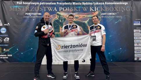 Maksymilian Palej Mistrzem Polski seniorów w Kickboxingu