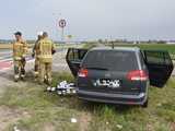 Zderzenie pojazdów na obwodnicy Dzierżoniowa
