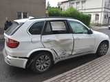 Zderzenie bmw z seatem w Pieszycach