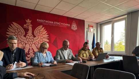 Posiedzenie Powiatowego Zespołu Zarządzania Kryzysowego