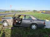 Zderzenie mercedesów na obwodnicy Dzierżoniowa