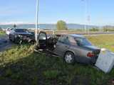 Zderzenie mercedesów na obwodnicy Dzierżoniowa