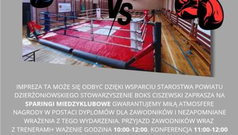 Boks Ciszewski. Sparingi Międzyklubowe w Dzierżoniowie