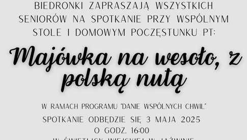 Jaźwina. Koło Gospodyń Wiejskich zaprasza wszystkich seniorów na majówkę