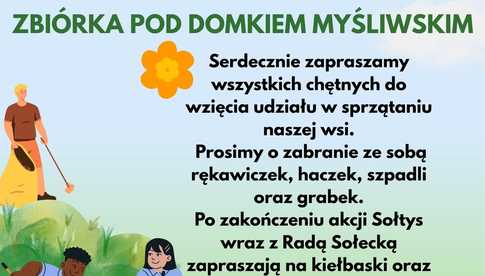 Jodłownik. Akcja sprzątania wsi i sadzenia kwiatów