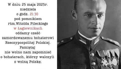 Łagiewniki. Spotkanie w godzinę śmierci rtm. Witolda Pileckiego