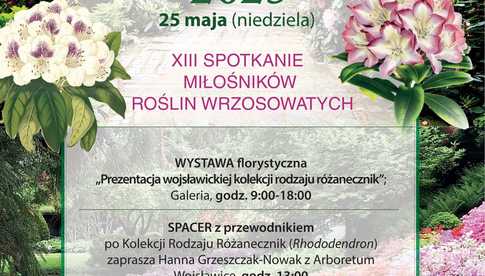 RODOmania. XIII Spotkanie miłośników roślin wrzosowatych 