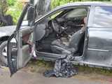 Audi w ogniu. Kierowca uciekł!