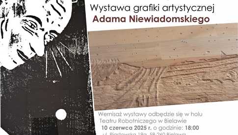 Bielawa. Wernisaż wystawy prac Adama Niewiadomskiego