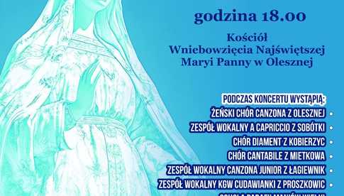 Koncert uwielbienia dla Maryi w Olesznej