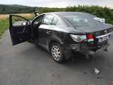 Zderzenie audi z toyotą na drodze Piskorzów - Rościszów