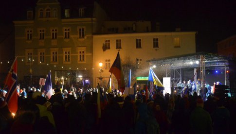 Uroczyste otwarcie Biathlonowych Mistrzostw Europy Leśników zorganizowane zostało 21 stycznia na dusznickim Rynku