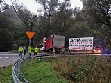 Wypadek na ósemce między Szczytną a Dusznikami-Zdrojem. Droga zablokowana